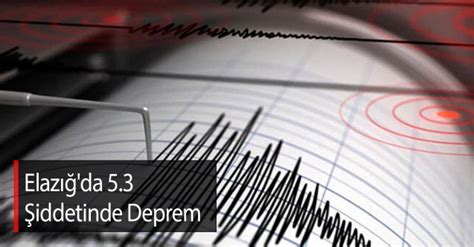 E­l­a­z­ı­ğ­­d­a­ ­3­.­3­ ­ş­i­d­d­e­t­i­n­d­e­ ­d­e­p­r­e­m­